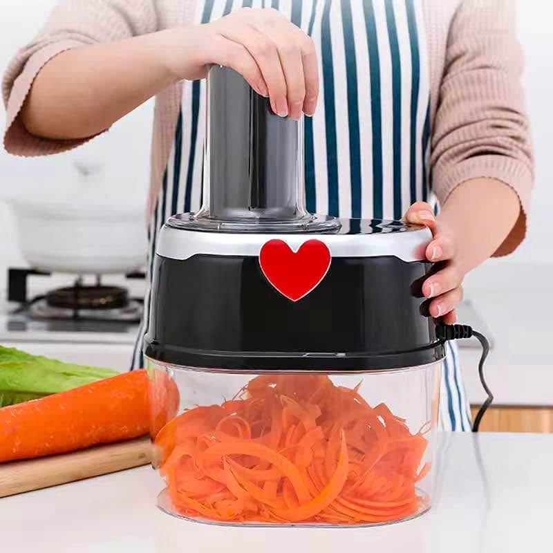 🥕 Espiralizador Eléctrico 4 en 1 Find Back