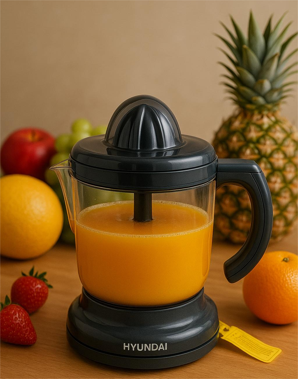 Extractor de jugo y pulpas Hyundai HY-EF201 -Capacidad 1 litro-