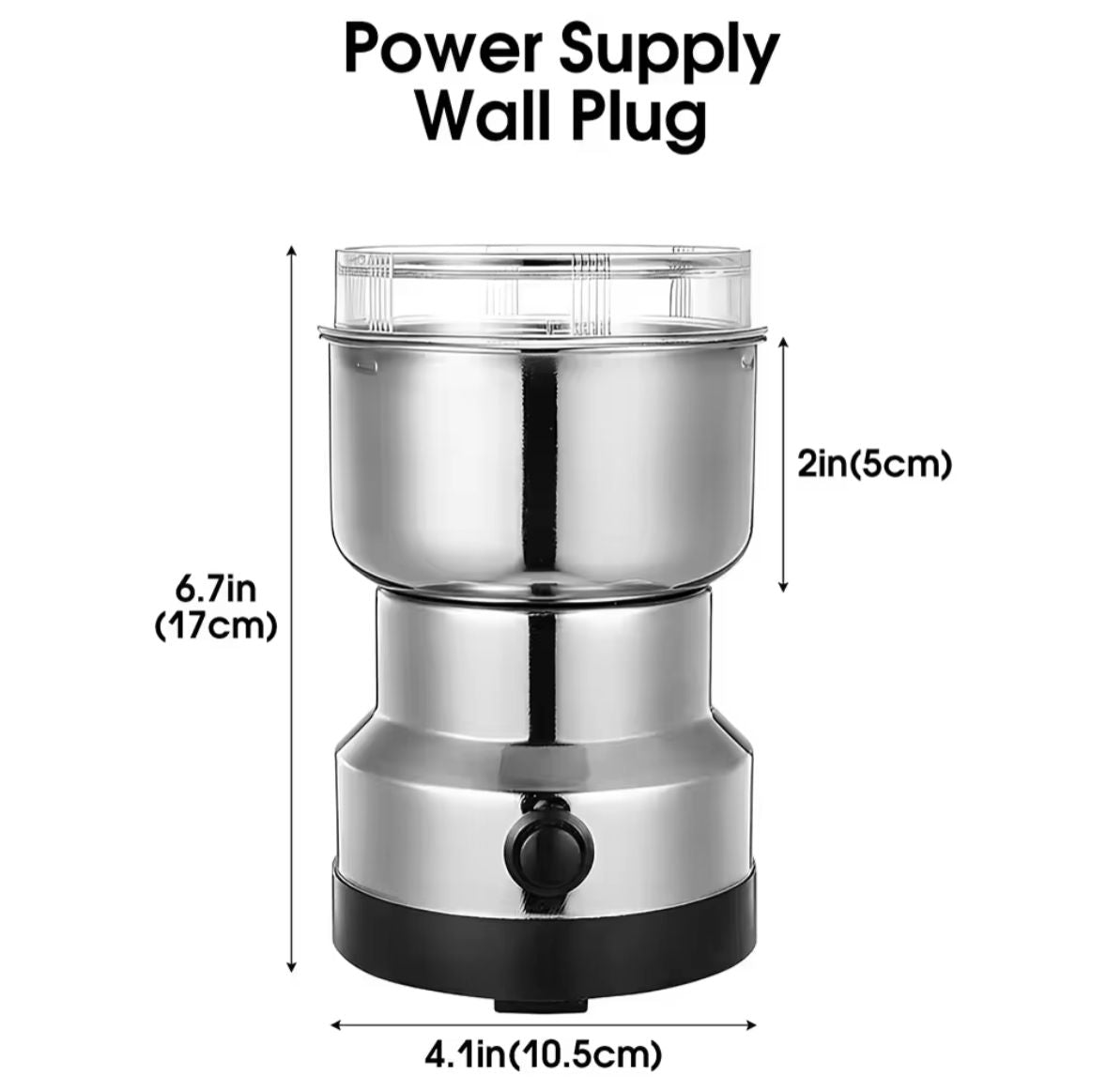 Molinillo Moledor Electrico Para Café y Semillas
